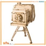 Maquette en Bois Projecteur