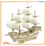 Maquette en Bois Voilier