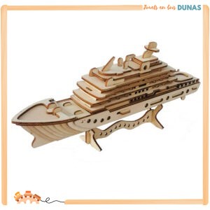 Maquette en Bois Yacht