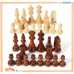 Jeu d'Échecs en Bois Pièces
