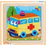 Puzzle en Bois Ambulance