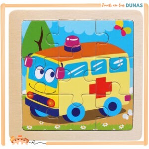Puzzle en Bois Ambulance