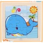 Puzzle en Bois Baleine