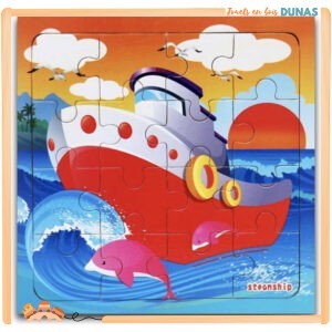 Puzzle en Bois Bateau