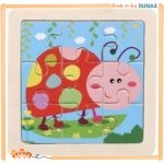 Puzzle en Bois Coccinelle