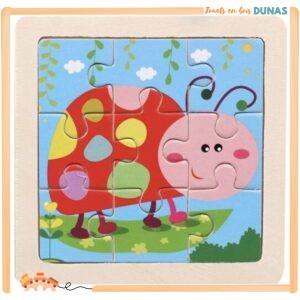 Puzzle en Bois Coccinelle