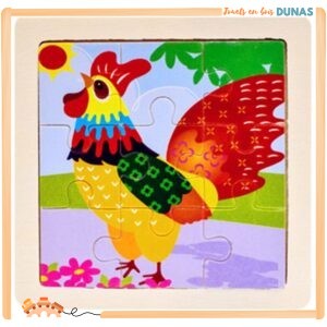 Puzzle en Bois Coq