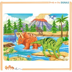 Puzzle en Bois Dinosaures