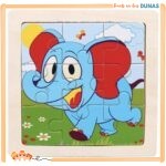 Puzzle en Bois Éléphant
