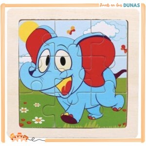 Puzzle en Bois Éléphant