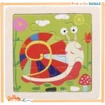 Puzzle en Bois Escargot