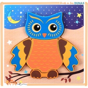 Puzzle en Bois Hibou