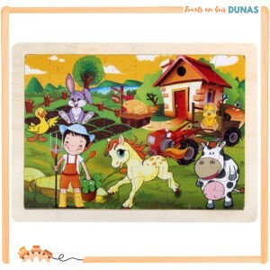 Puzzle en Bois La Ferme