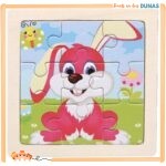 Puzzle en Bois Lapin