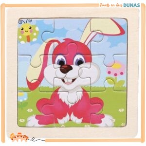 Puzzle en Bois Lapin