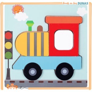 Puzzle en Bois Locomotive