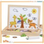 Puzzle en Bois Magnétique