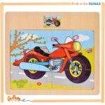 Puzzle en Bois Moto