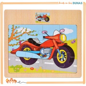 Puzzle en Bois Moto