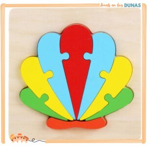 Puzzle en Bois Multicolore