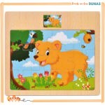 Puzzle en Bois Ourson
