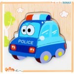 Puzzle en Bois Police