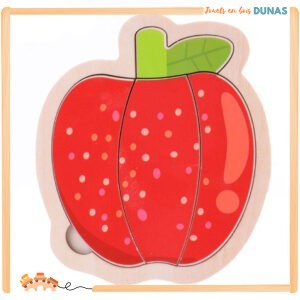 Puzzle en Bois Pomme