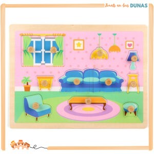 Puzzle en Bois Salon
