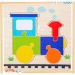 Puzzle en Bois Train