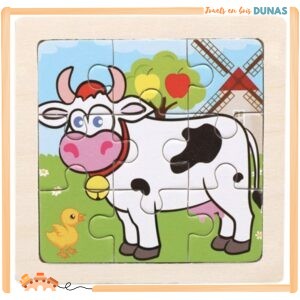 Puzzle en Bois Vache