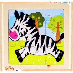 Puzzle en Bois Zèbre