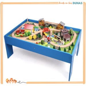 Table pour Train en Bois