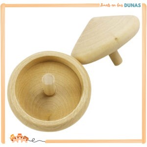 Toupie en Bois à Peindre