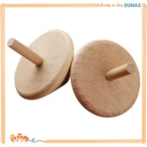 Toupie en Bois Naturel