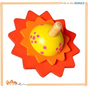 Toupie en Bois Orange