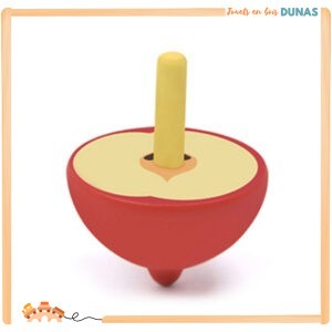 Toupie en Bois Pomme