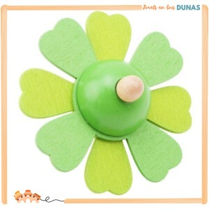 Toupie en Bois Verte