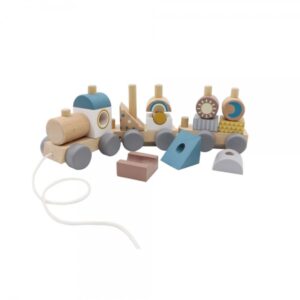 Petit Train en Bois pour Bébé
