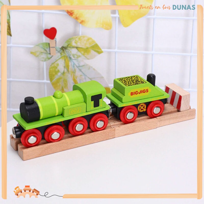 train-en-bois-aimante-vert