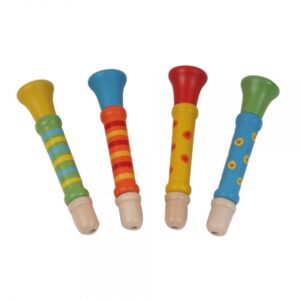 Trompette en Bois (4 pièces)