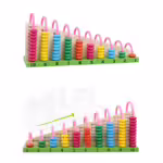 boulier en bois addition soustraction