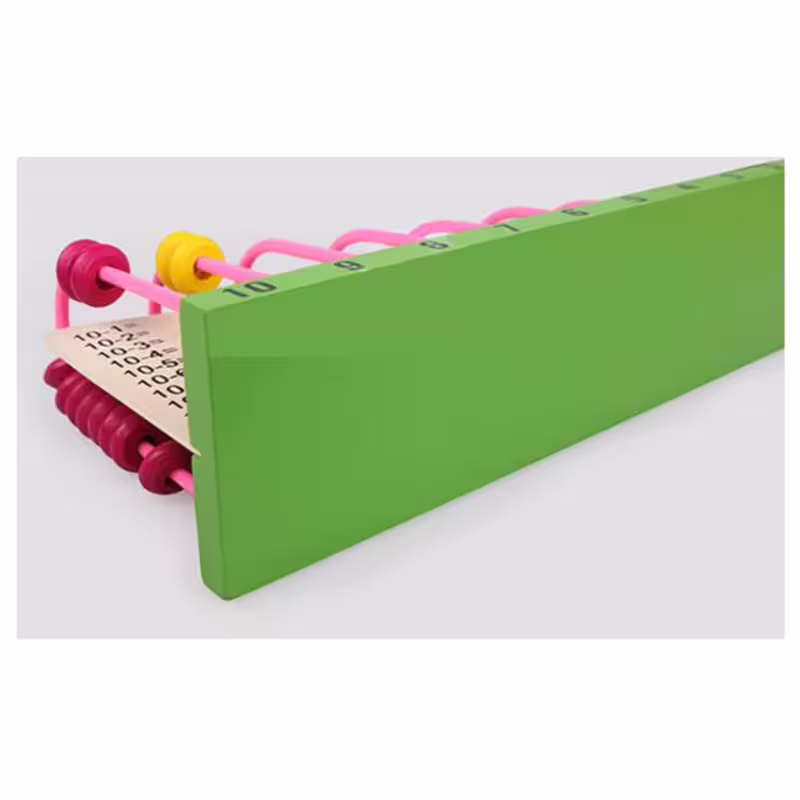 boulier en bois addition soustraction