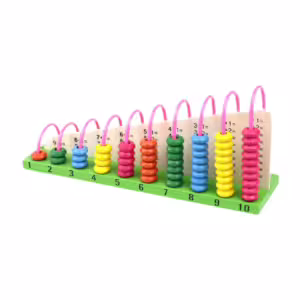 boulier en bois addition soustraction